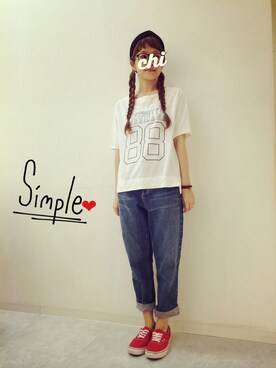 ちぃさん（レディース・157cm）の夏コーディネート