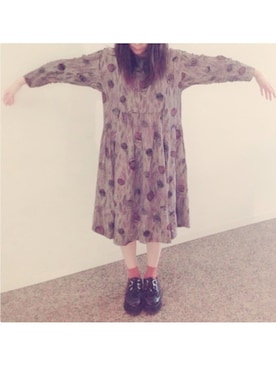 「厚底」｜ろさん（レディース・162cm）の春コーディネート