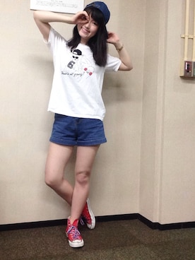 「アイテム（本）」を使った、Marinaさん（レディース・168cm）の夏コーディネート