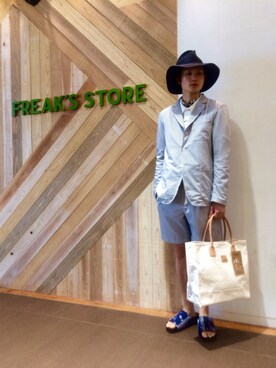 「FREAK'S STORE（フリークスストア）のアイテム（テーラードジャケット）」を使った、H.Murataさん（メンズ・175cm）の春コーディネート