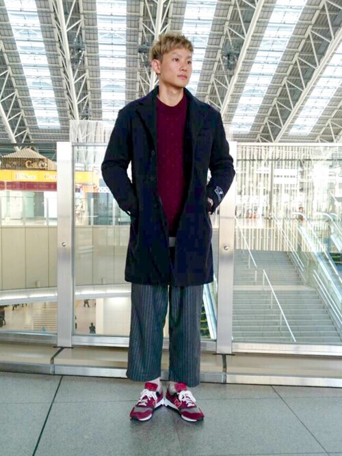 H Murata Freak S Store 梅田ルクア メンズ店 Freak S Storeのチェスターコートを使ったコーディネート Wear