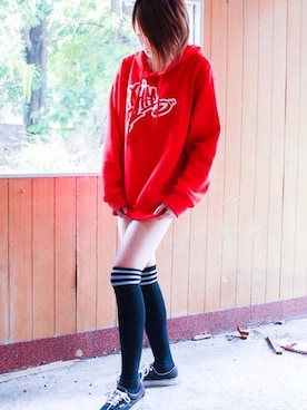 「アイテム（モッズコート）」を使った、Xlife_Clothingさん（レディース・170cm）の夏コーディネート