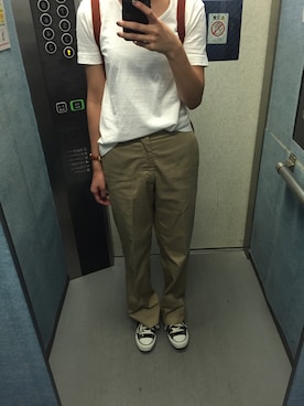 「コンバンース」｜akariさん（レディース・165cm）の夏コーディネート