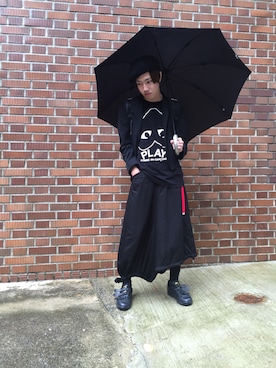 「tricot COMME des GARCONS（トリココムデギャルソン）のアイテム（テーラードジャケット）」を使った、<Yudai>さん（メンズ・169cm）の夏コーディネート