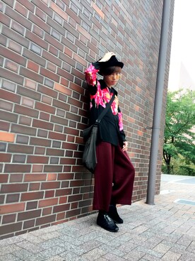 「アイテム（メッセンジャーバッグ、グレー系）」を使った、<Yudai>さん（メンズ・169cm）の秋コーディネート