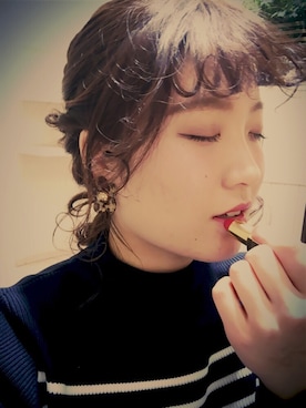 「SEVENDAYS=SUNDAY（セブンデイズサンデイ）のアイテム（ピアス（両耳用））」を使った、宮下由香里さん（レディース・155cm）の冬コーディネート