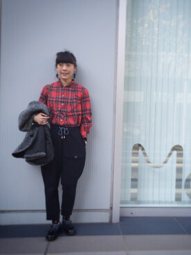 mika tamuraさんの（FWK by engineered garments | エフダブリューケイバイエンジニアドガーメンツ）を使ったコーディネート