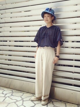 あさやま ふうこさん(レディース・158cm)の夏コーディネート