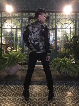 「ZARA MANのアイテム（ジャケット/アウター、その他）」を使った、LilYangさん（メンズ・179cm）の秋コーディネート