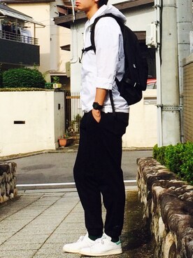 「G-SHOCK」｜たらこさん（メンズ・180cm）の秋コーディネート