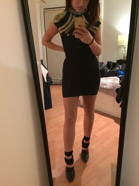 「Alexander Wang」｜「アイテム（ドレス）」を使った、M A G G I Eさん（レディース・163cm）の春コーディネート
