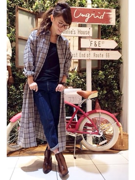 makiさん（レディース・158cm）の冬コーディネート