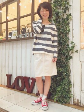 makiさん（レディース・158cm）の春コーディネート