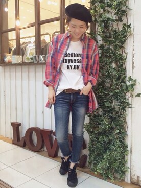 makiさん（レディース・158cm）の秋コーディネート