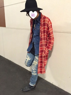 「DISCOVERED（ディスカバード）のアイテム（シューズ）」を使った、Hanaさん（メンズ・172cm）の秋コーディネート