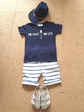 YOSHIさん（キッズ・120cm）の夏コーディネート