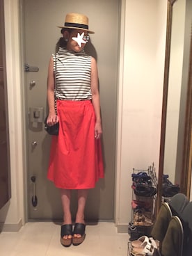 YOSHIさん（レディース・166cm）の夏コーディネート