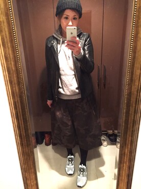 「ディスクブレイズ」｜「アイテム（ジャケット/アウター）」を使った、YOSHIさん（レディース・166cm）の秋コーディネート