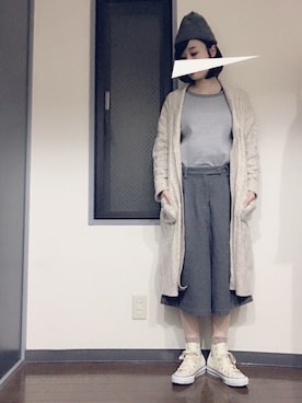 「CONVERSE（コンバース）のALL STAR HI（スニーカー）」を使った、teshiiiさん（レディース・159cm・20代）の秋コーディネート