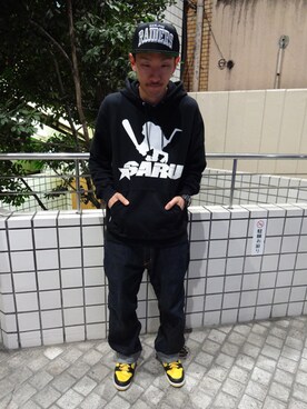 「 OAKLAND RAIDERS」｜kings1977さん（メンズ・177cm）の秋コーディネート