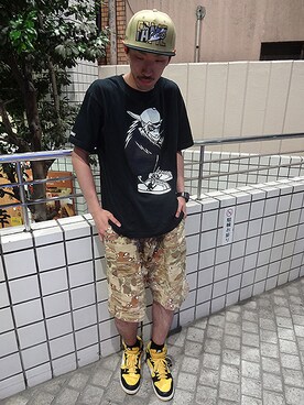 「HALL OF FAME」｜kings1977さん（メンズ・177cm）の夏コーディネート