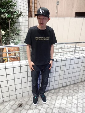 キャップを使った Oakland Athletics のメンズ人気ファッションコーディネート Wear キャップを使った Oakland Athletics のメンズ人気ファッションコーディネート Wear