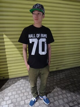 「HALL OF FAME」｜kings1977さん（メンズ・176cm）の夏コーディネート