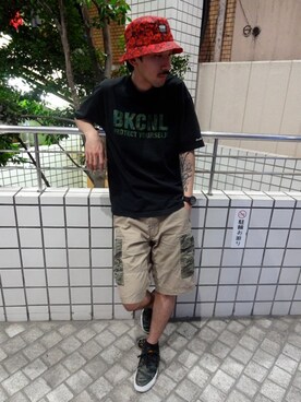 「hat」｜kings1977さん（メンズ・177cm）の夏コーディネート