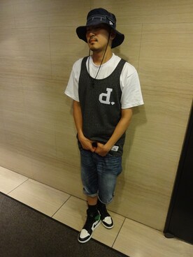 「hat」｜kings1977さん（メンズ・178cm）の夏コーディネート