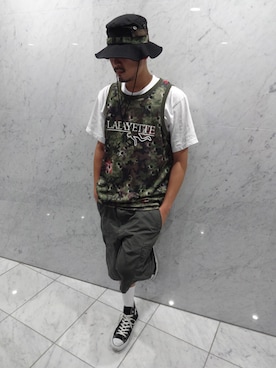 「hat」｜kings1977さん（メンズ・178cm）の夏コーディネート