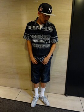 「allstar」｜「アイテム（帽子）」を使った、kings1977さん（メンズ・178cm）の夏コーディネート