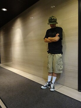 「hat」｜kings1977さん（メンズ・178cm）の夏コーディネート