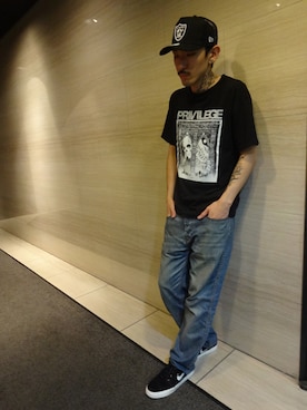 「 raiders」｜「アイテム（キャップ、ブラック系）」を使った、kings1977さん（メンズ・177cm）の夏コーディネート