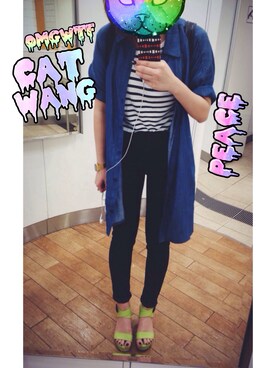 小那さん(レディース・153cm)の夏コーディネート