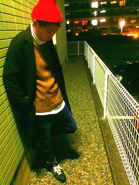 かっちゃん。さん（メンズ・167cm）の冬コーディネート