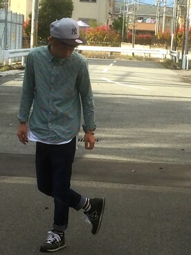 かっちゃん。さん(メンズ・167cm)の春コーディネート