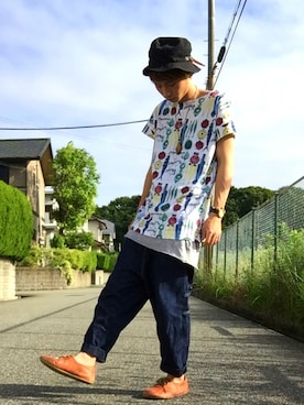 かっちゃん。さん（メンズ・167cm）の夏コーディネート
