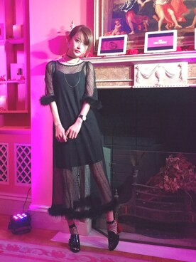 Crayme,（クレイミー）の「Dot Tulle One Piece（ワンピース）」 - WEAR