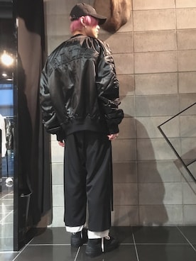 「JULIEN DAVID（ジュリエンデビッド）のアイテム（ブーツ）」を使った、𝐊𝐚𝐢𝐭𝐨さん（メンズ・180cm）の夏コーディネート