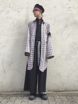 「JULIEN DAVID（ジュリエンデビッド）のアイテム（ブーツ）」を使った、𝐊𝐚𝐢𝐭𝐨さん（メンズ・180cm）の秋コーディネート