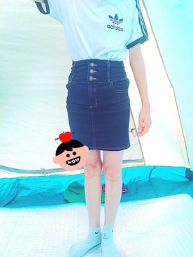 「泊まり」｜ふうかさん（レディース・165cm）の夏コーディネート