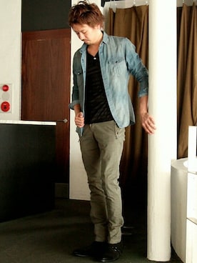 OMIさん（メンズ・180cm）の秋コーディネート