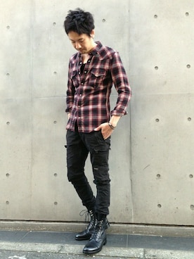 OMIさん（メンズ・180cm）の秋コーディネート