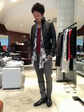 OMIさん（メンズ・180cm）の冬コーディネート