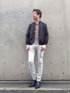 OMIさん（メンズ・180cm）の春コーディネート