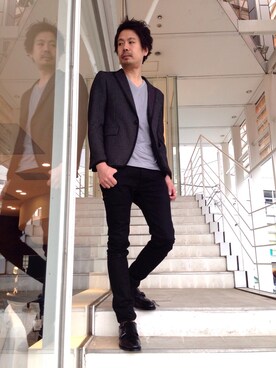 OMIさん（メンズ・180cm）の春コーディネート