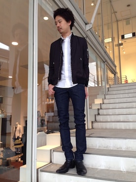 OMIさん（メンズ・180cm）の春コーディネート