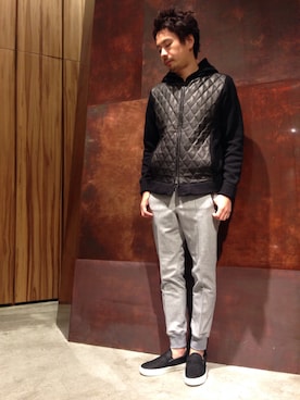 「5351 POUR LES FEMMES（ゴーサンゴーイチプールファム）のアイテム（パンツ）」を使った、OMIさん（メンズ・180cm）の秋コーディネート