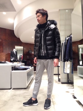 「5351 POUR LES FEMMES（ゴーサンゴーイチプールファム）のアイテム（パンツ）」を使った、OMIさん（メンズ・180cm）の秋コーディネート