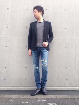 OMIさん（メンズ・180cm）の冬コーディネート